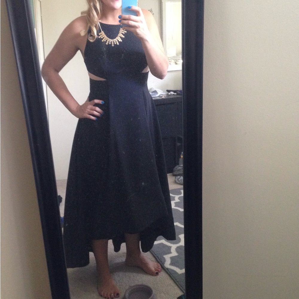 Aidan Mattox Black Gown